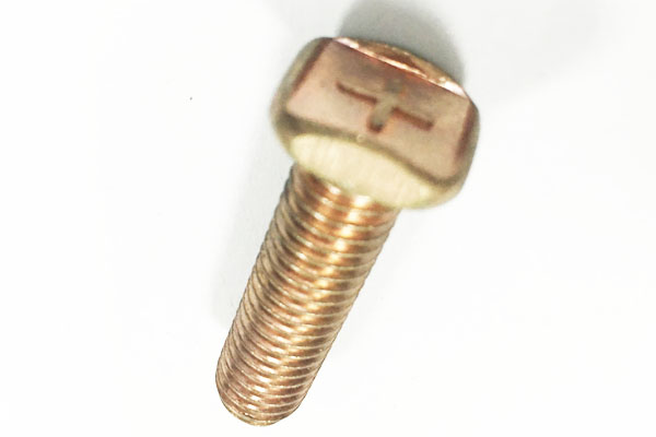 Square Cross Slot Head Color-Zinc Plated Bolt