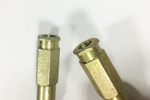 Special Yellow Galvanized CNC Pin