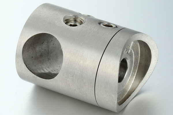 CNC Stainless Steel Cylinder Wave End Fixing Fitting Joint with Holes