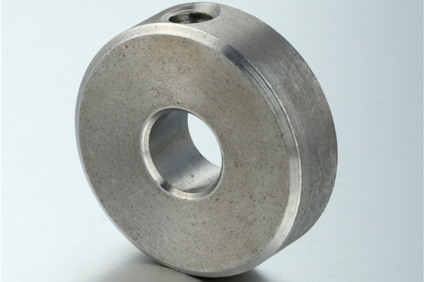 High Precision CNC Metal Round Block with Threaded Holes Connector