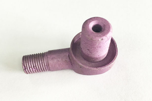 Purple Plated Steel Connector Part