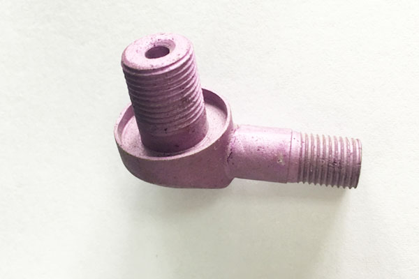 Purple Plated Steel Connector Part