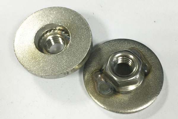 Stainless Steel Circle Part Weld with Flange Nut