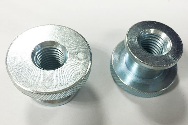 Galvanized Knurl Internal Thread Turning Parts