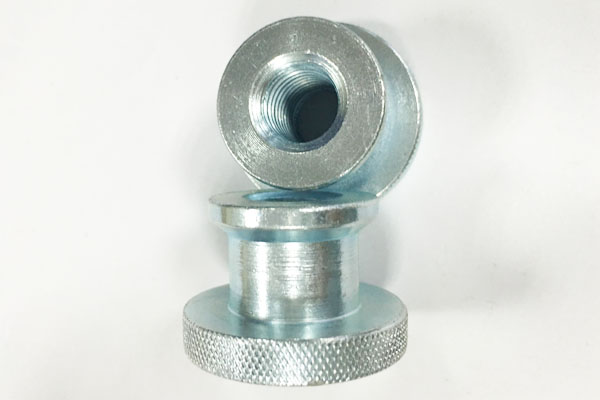 Galvanized Knurl Internal Thread Turning Parts