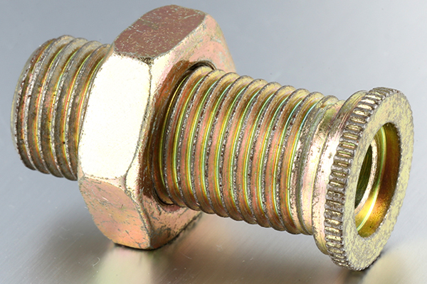 Yellow Zinc Plated External Thread Non-standard Fastener