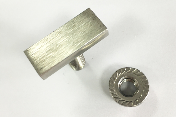 Special Stainless Steel Solar T head Slot Bolt with Flange Nut