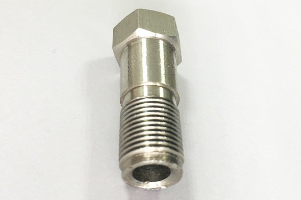 Stainless Steel Hollow Half Threaded Hex Banjo Bolt