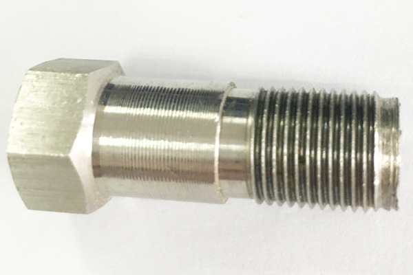 Stainless Steel Hollow Half Threaded Hex Banjo Bolt