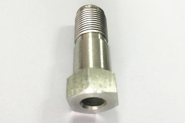 Stainless Steel Hollow Half Threaded Hex Banjo Bolt