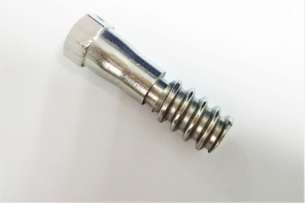  Stainless Steel Hex Slotted Head Screw with Special Thread