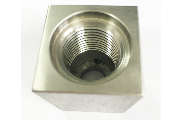 Stainless Steel Hollow Internal Thread Hole Rectangle Part