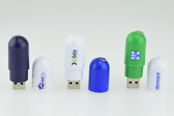 Medical Capsule Shaped Plastic Pill Usb Drive 8GB