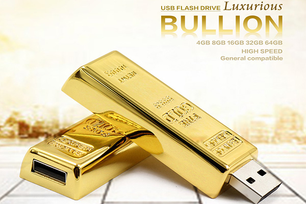 Popular 4GB/ 8GB Gold Bar Usb Drive Best Buy 