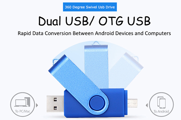 OEM Logo Smartphone OTG USB Drive Android 16GB/ 32GB/ 64GB