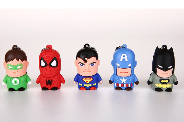 PVC Heroes Cartoon Usb Flash Drive 16GB/ 32GB/ 64GB