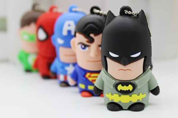 PVC Heroes Cartoon Usb Flash Drive 16GB/ 32GB/ 64GB