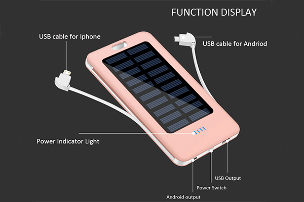 Fast Charging Power Bank Solar 30000mAh